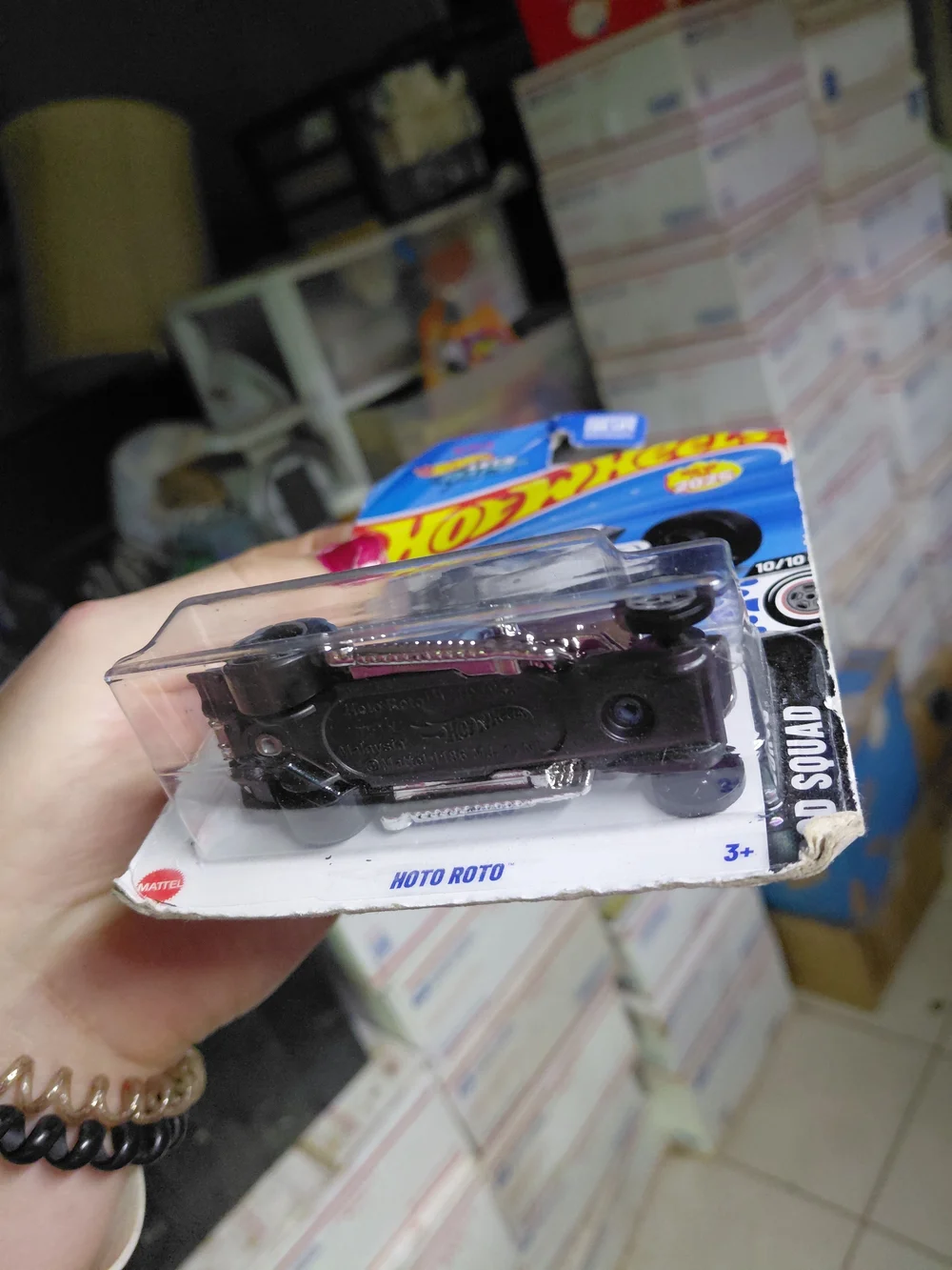 2025 Hot Wheels Hoto Roto (Model 158/250, Rod Squad 10/10) is a 1:64 scale dieca
